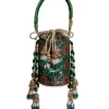 Green Cotton Potli Bag