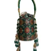 Green Cotton Potli Bag