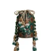 Green Cotton Potli Bag