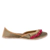 Gold & Pink Detail Jutti