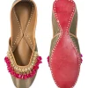 Gold & Pink Detail Jutti