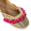 Gold & Pink Detail Jutti