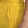 Yellow Shaded Sequin Zipper Kurta With Yellow Pants