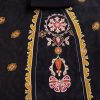 Printed Black Georgette Suit Set