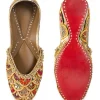 Multicolour Embellished Kolhapuri