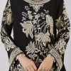 Black Georgette Palazzo Set With Resham Work