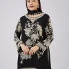 Black Georgette Palazzo Set With Resham Work
