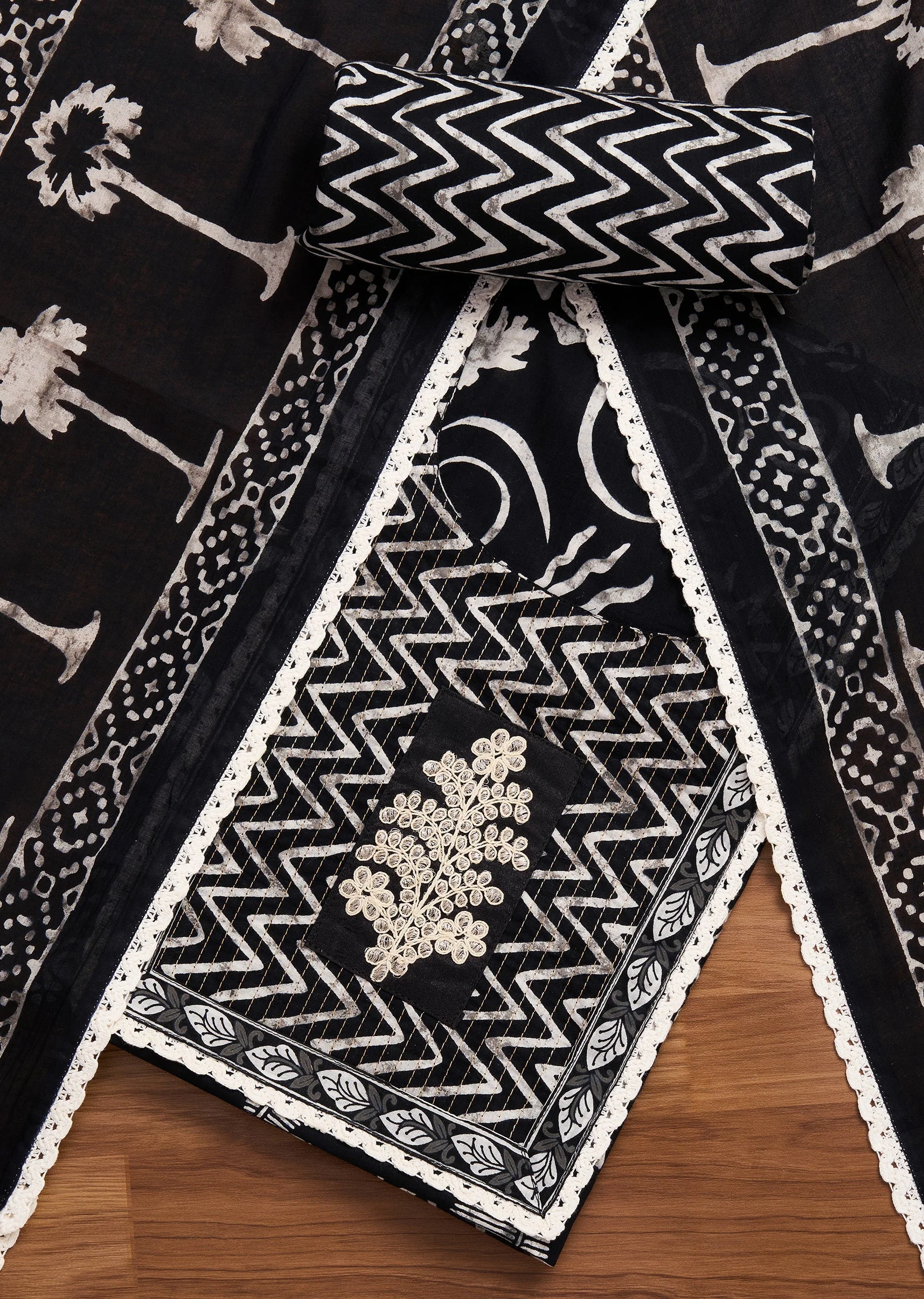 3559-black-cotton-printed-unstitched-suit-with-dupatta-1.webp Black Cotton Printed Unstitched Suit With Dupatta