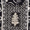 Black Cotton Printed Unstitched Suit With Dupatta