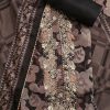 Black Organza Unstitched Suit