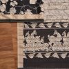 Black Cotton Printed Unstitched Suit And Dupatta and Bottom Fabric