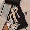 Classic Black And White Cotton Printed Unstitched Suit With Dupatta