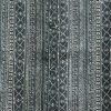 Midnight Black Cotton Printed Unstitched Suit Set