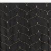 Black Embroidered Chinon Saree With Cut Dana Work