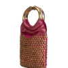 Pink Brocade Handbag