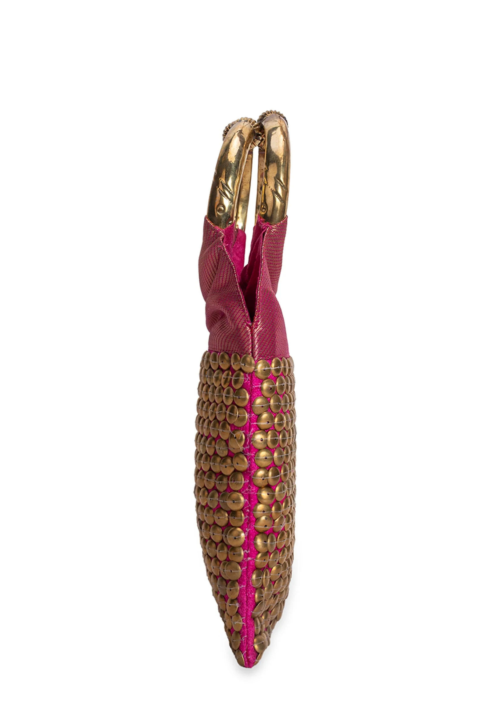 Pink Brocade Handbag