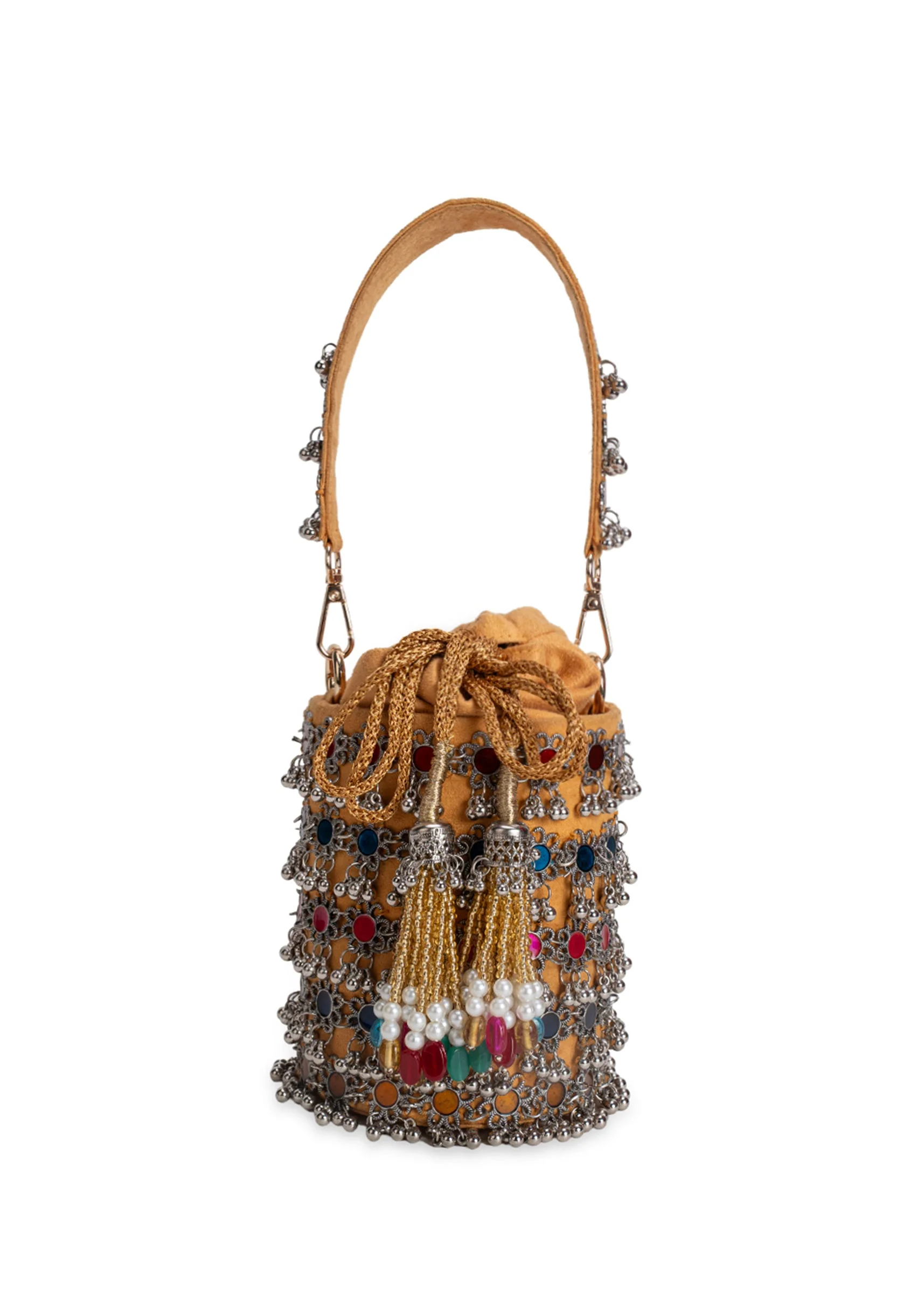 Multi Velvet Potli Bag