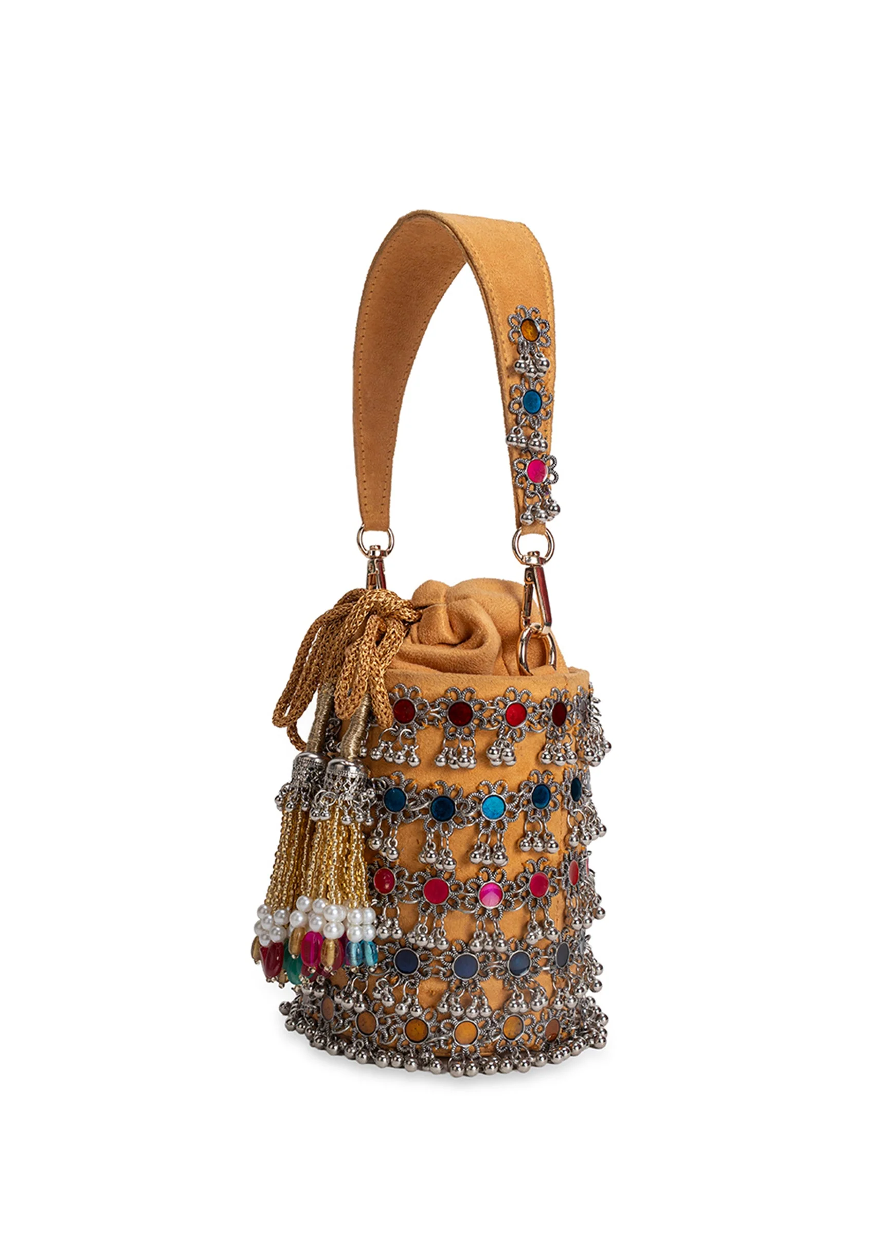 Multi Velvet Potli Bag