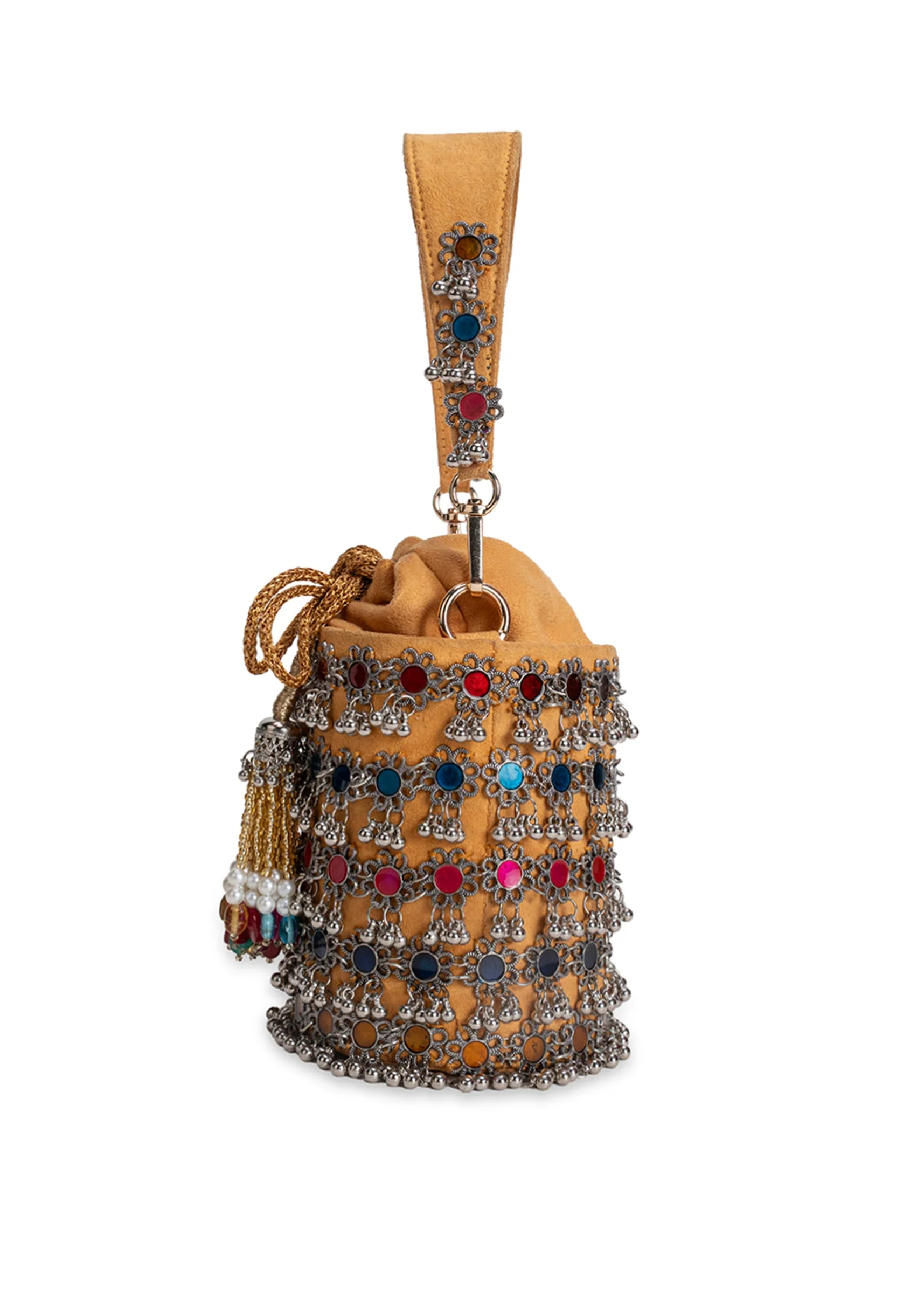 Multi Velvet Potli Bag