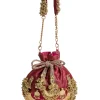 Pink Cotton Potli Bag