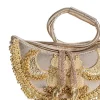 Festive Gold Embellished Handbag