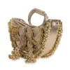 Festive Gold Embellished Handbag