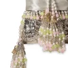 Silver Brocade Embellished Potli