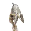 Silver Brocade Embellished Potli