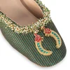 Multicolour Embroidered Wedges