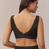 Black Net Saree With Linear Sequins And Hand Embroidered Border