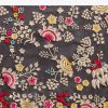 Black Georgette Parsi Gara Multi Color Saree With Unstitched Blouse