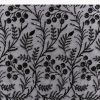Black Net Saree With Intricate Floral Sequins Embroidery