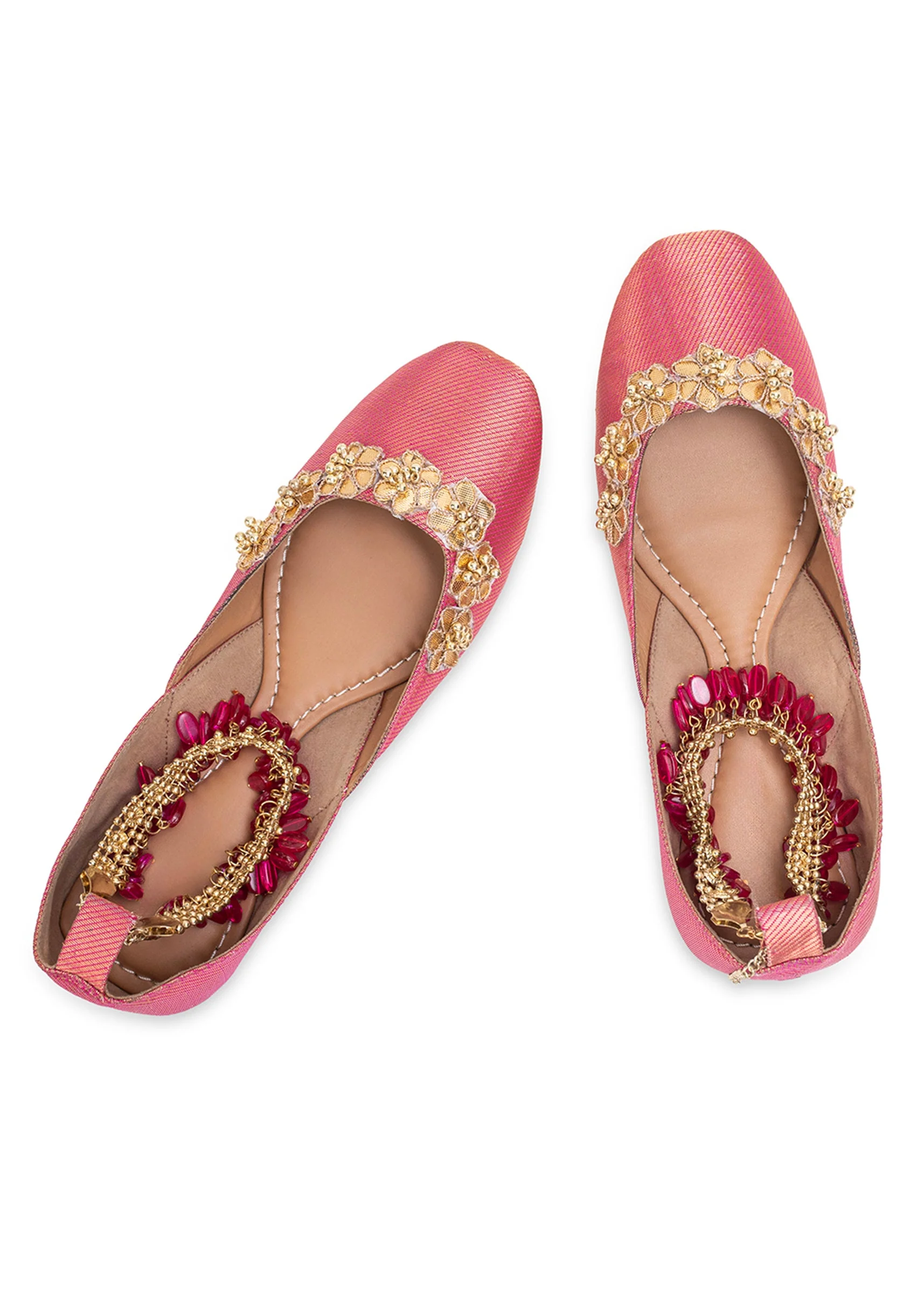 Soft Pink Embellished Jutti