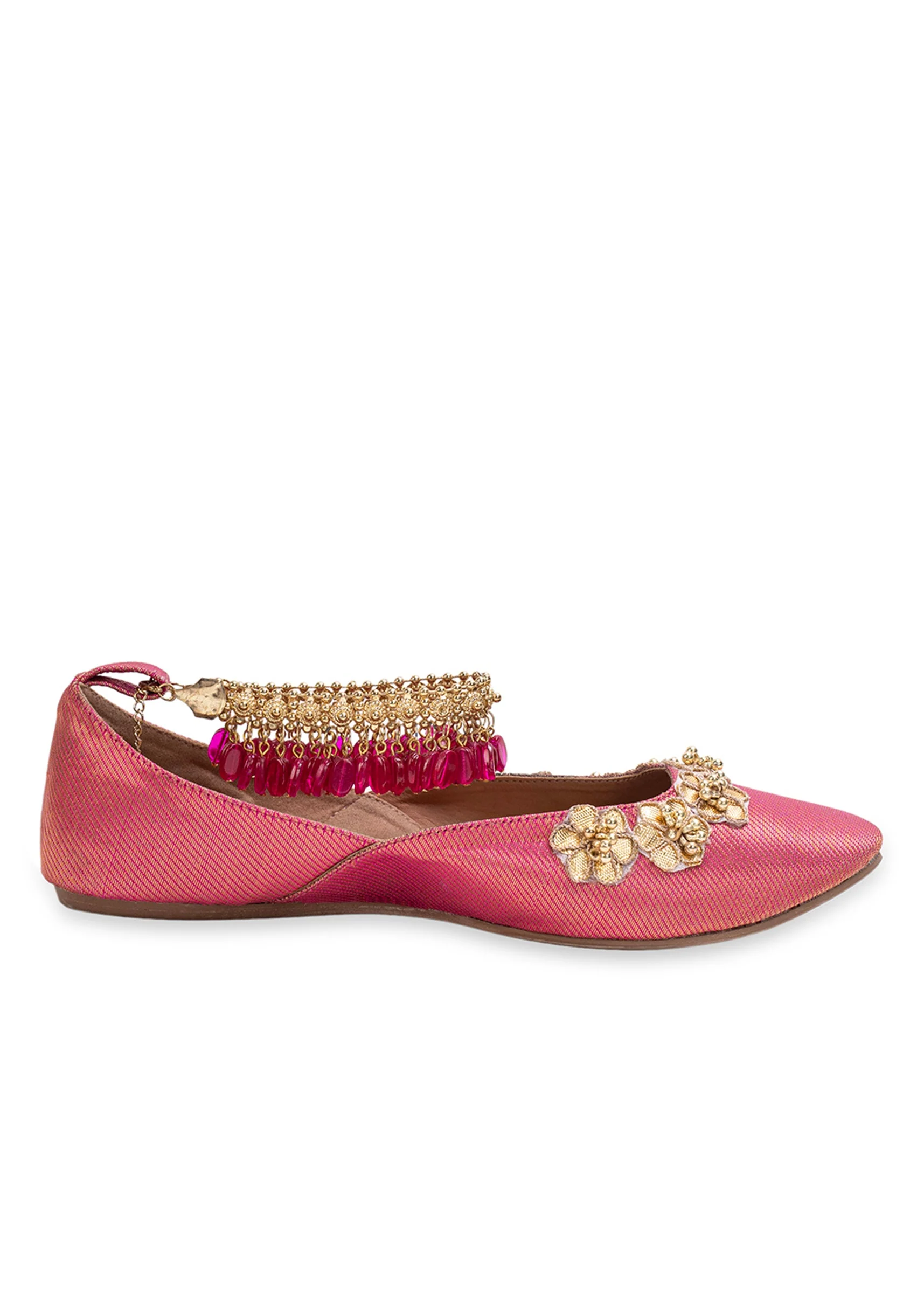 Soft Pink Embellished Jutti