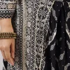 Black Indo Western Kaftan Coord Set
