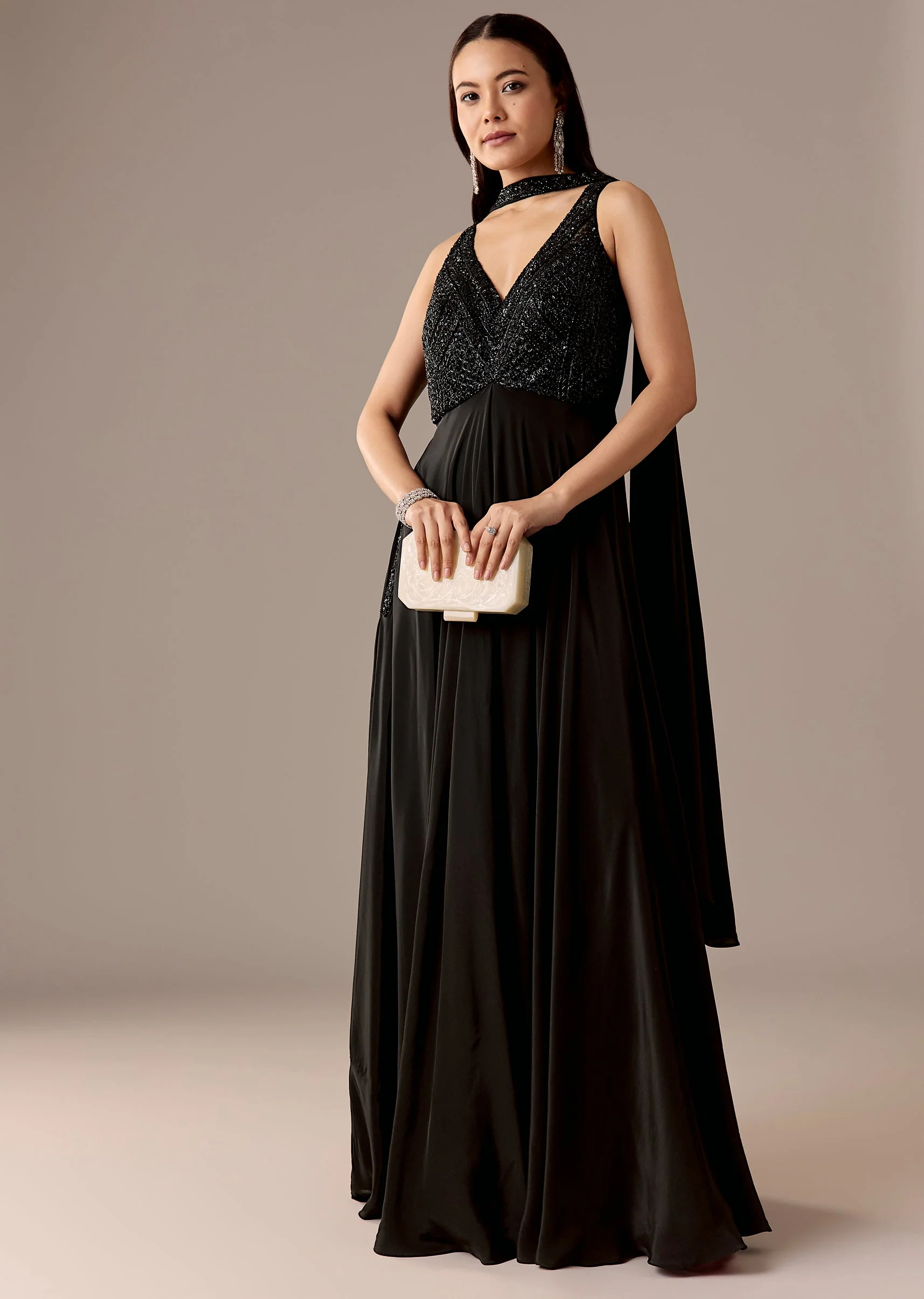 3906-black-embellished-jumpsuit-with-choker-dupatta-1.webp Black Embellished Jumpsuit With Choker Dupatta