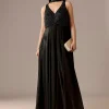 Black Embellished Jumpsuit With Choker Dupatta