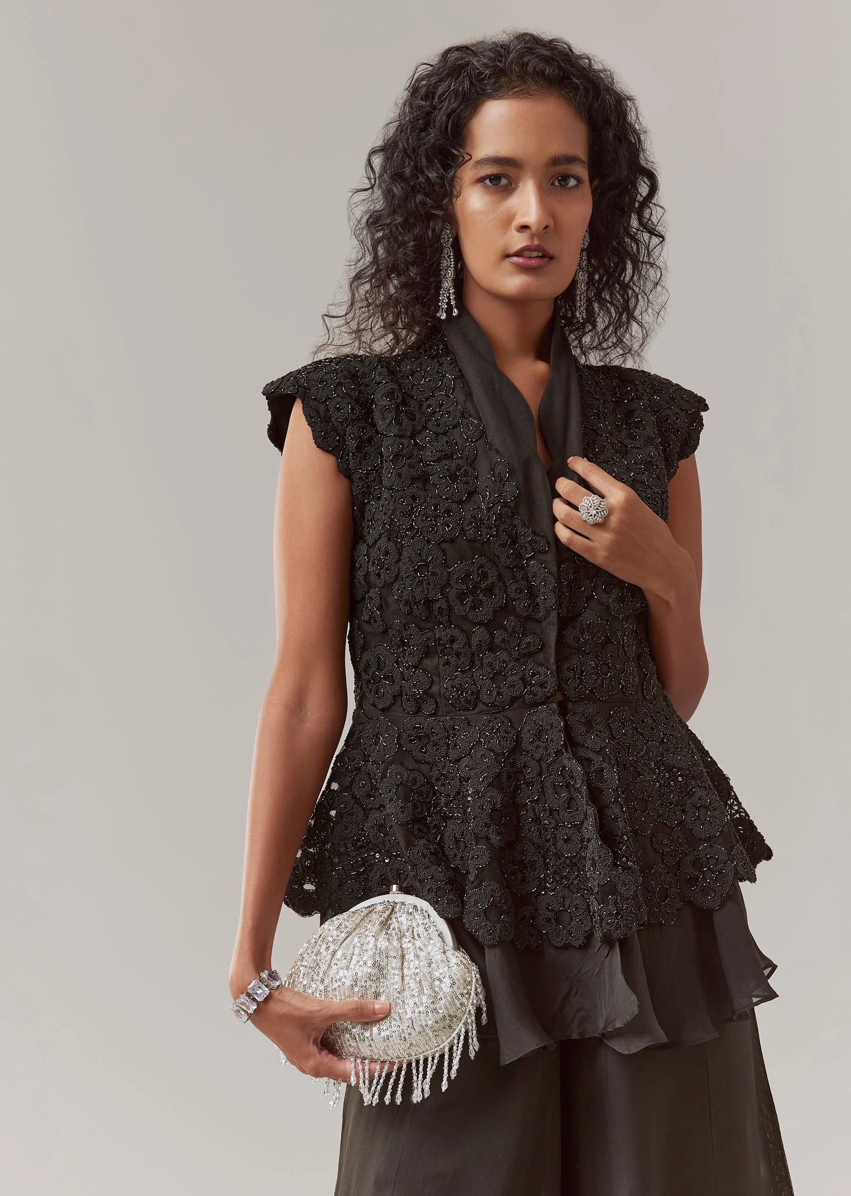 3959-black-organza-peplum-palazzo-set-1.webp Black Organza Peplum Palazzo Set