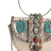 Silver Embellished Clutch