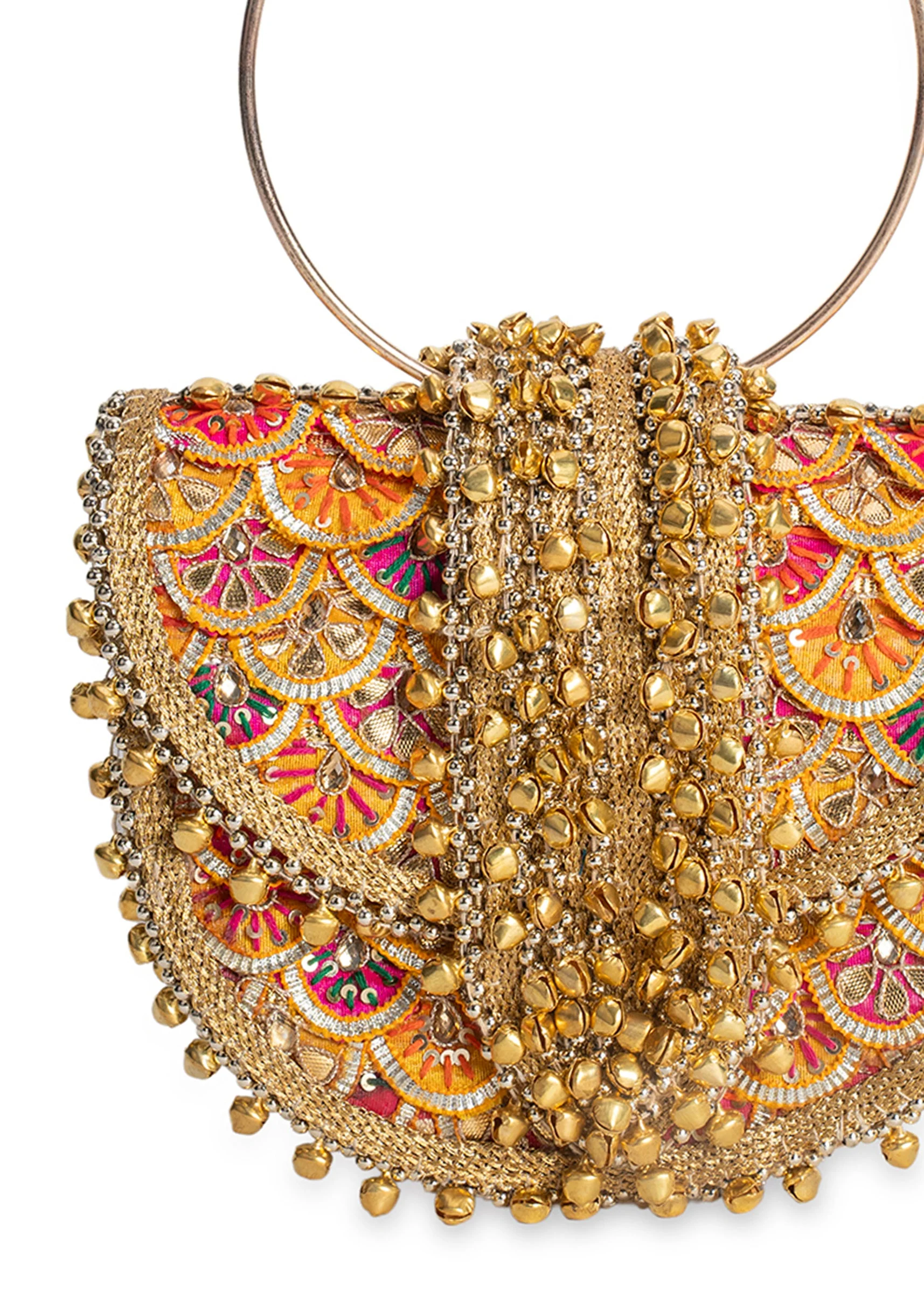 Multi Brocade Embellished Handbag