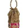 Gold And Pink Lace Potli