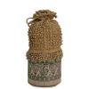 Gold And Green Lace Potli Bag
