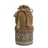 Gold And Green Lace Potli Bag