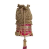 Gold And Pink Lace Potli Bag