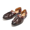 Brown Festive Loafer Faux Leather