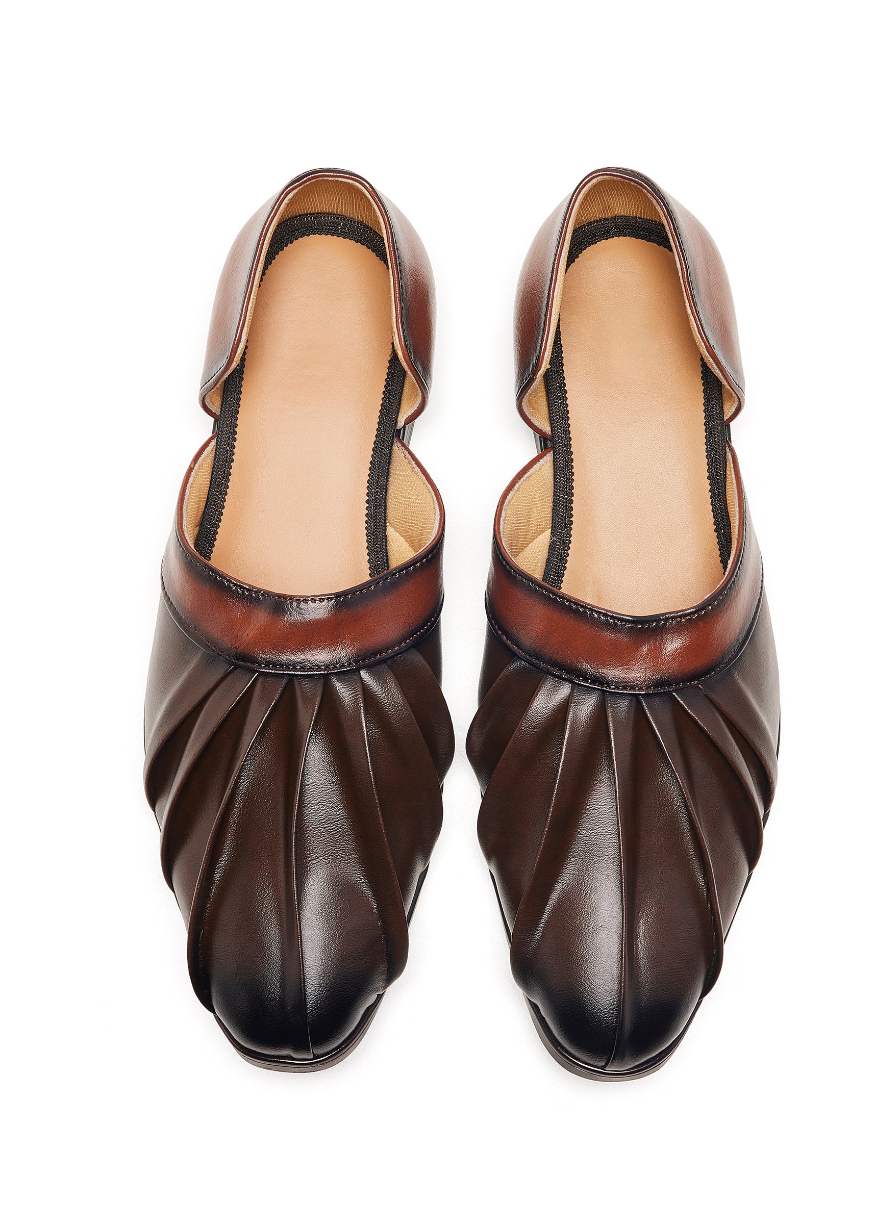Brown Festive Loafer Faux Leather