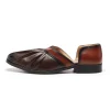 Brown Festive Loafer Faux Leather