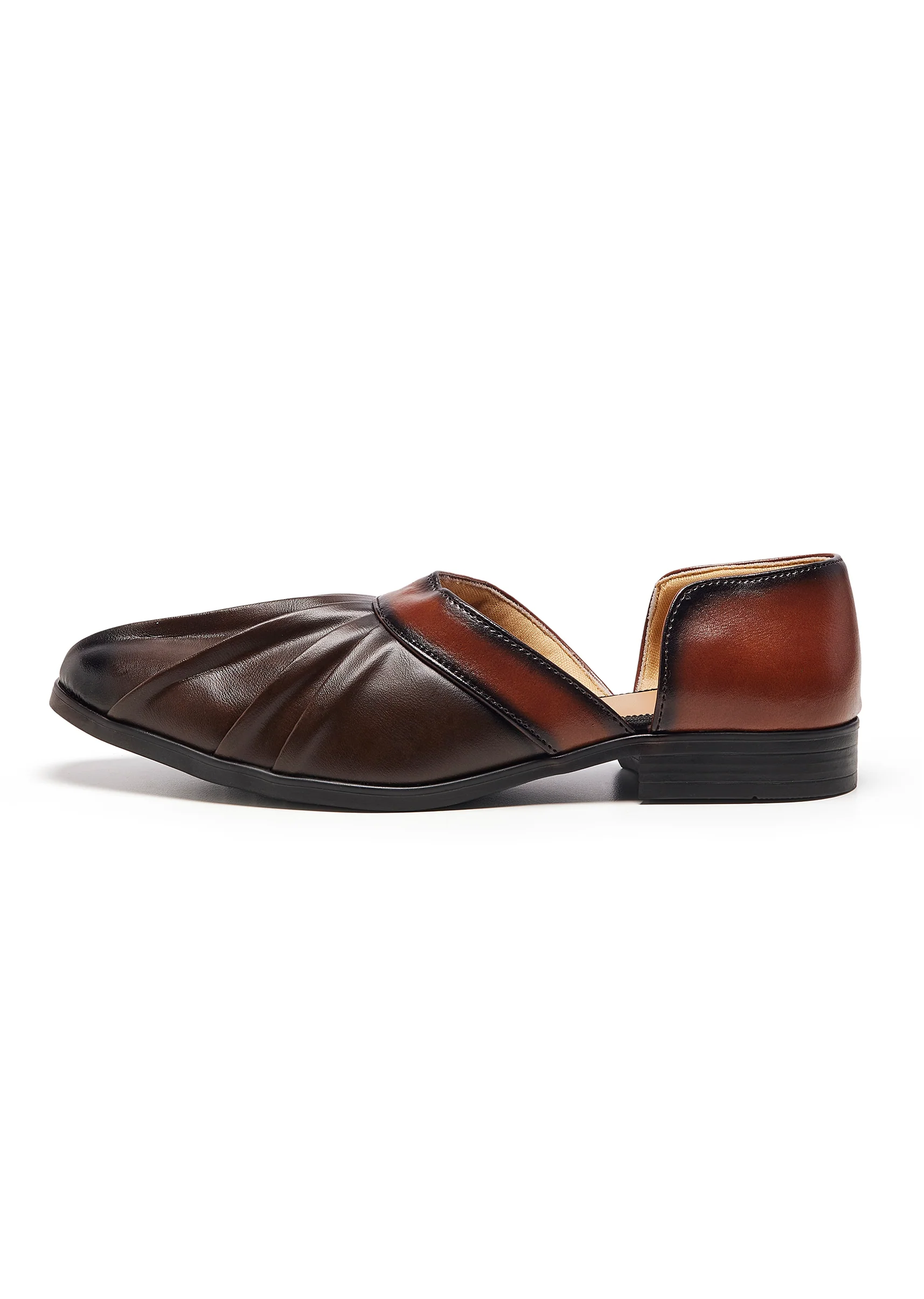 Brown Festive Loafer Faux Leather