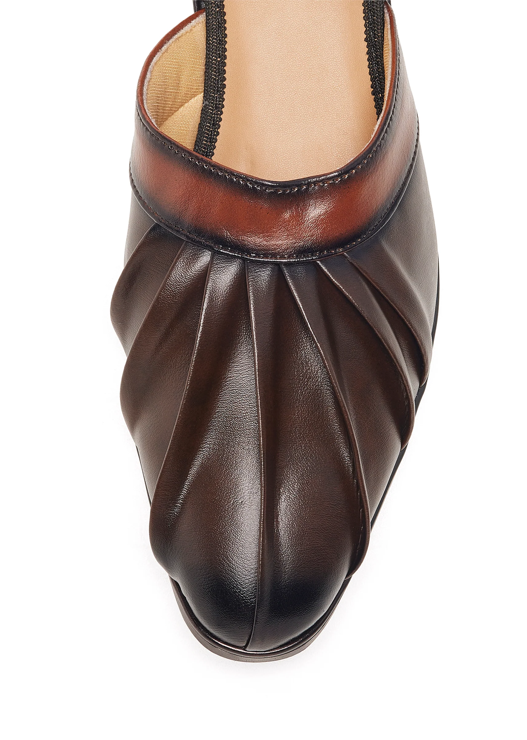 Brown Festive Loafer Faux Leather