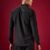 Black Viscose Thread Embroidered Mens Shirt
